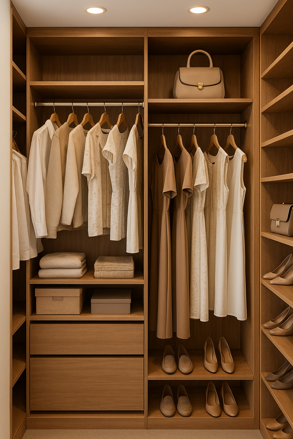 Dressing sur mesure – Élégance, ordre et fonctionnalité dans votre espace