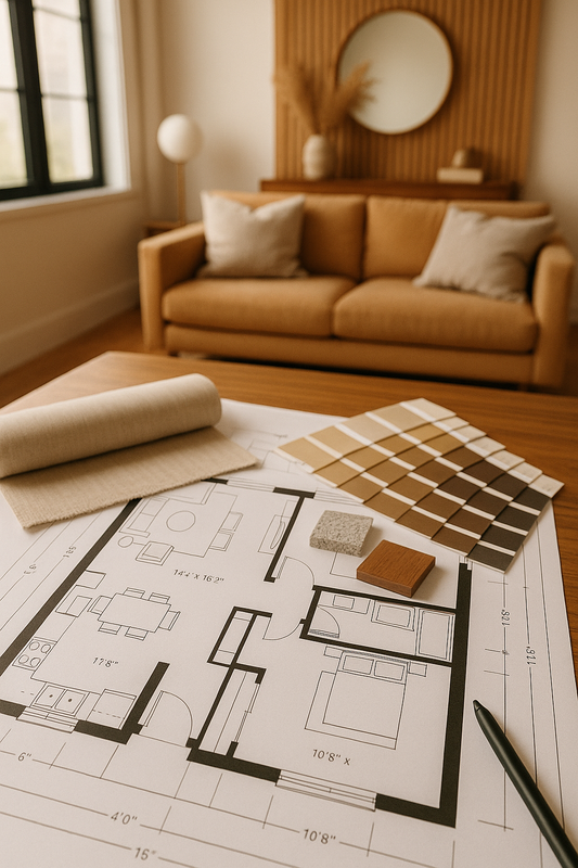 Transformez vos espaces, de la première ligne du plan à la touche finale de décoration