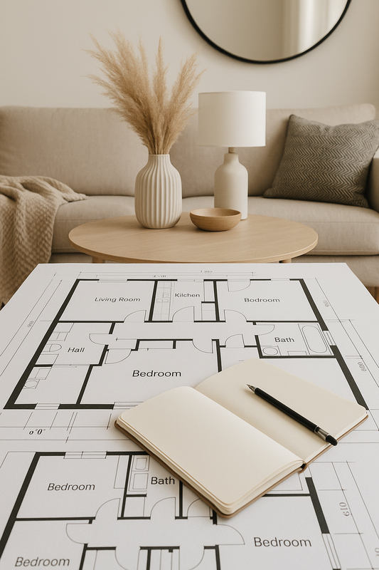 Transformez vos espaces, de la première ligne du plan à la touche finale de décoration